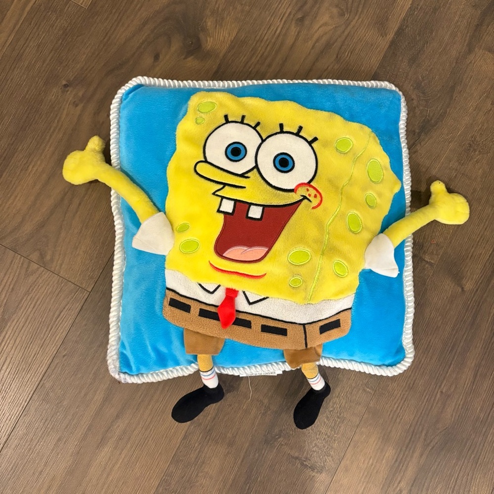 Vintage 2001 SpongeBob SquarePants Pillow